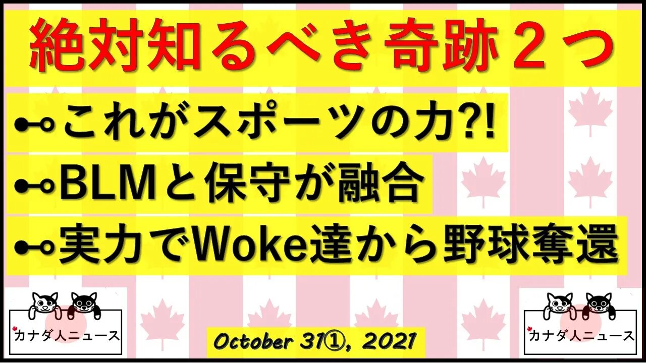 BLMと保守の融合/実力でWoke成敗/絶対知るべきスポーツの奇跡