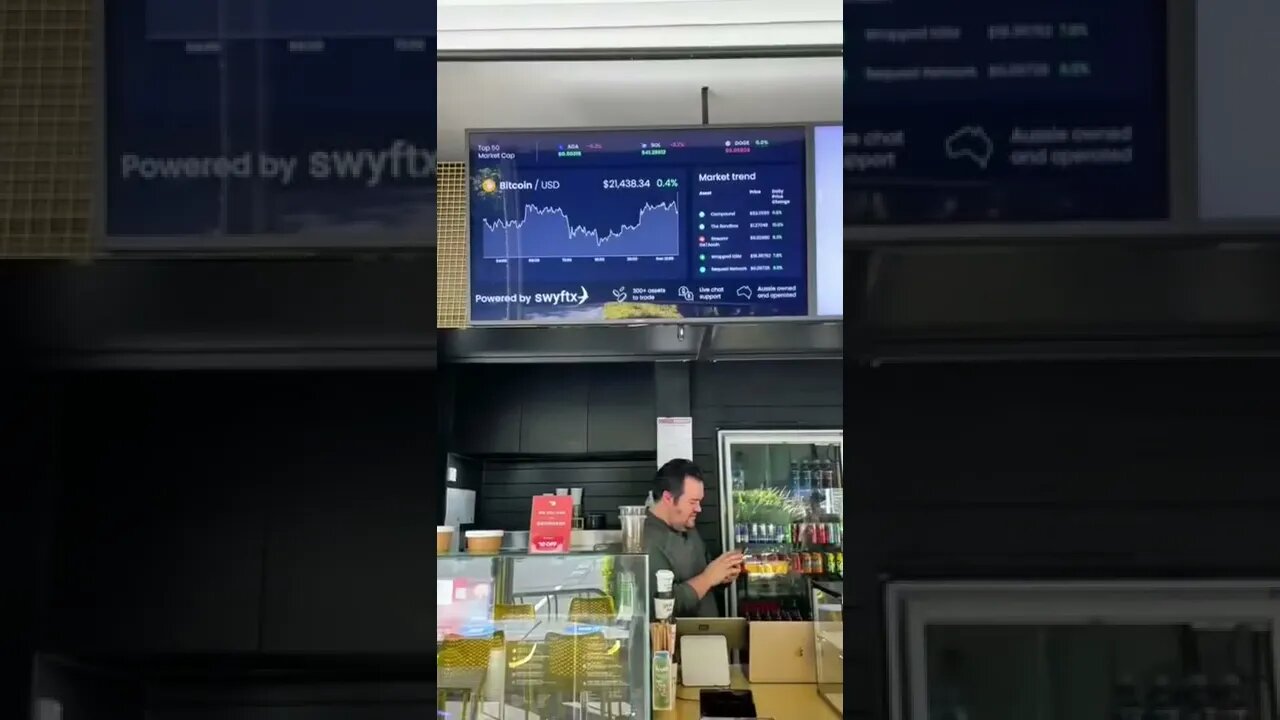 Come to the crypto cafe with me!