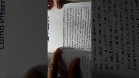 Como interpretar as escrituras