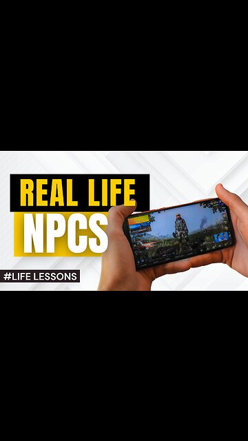 LIFE LESSONS: There are NPCS in the Real Life