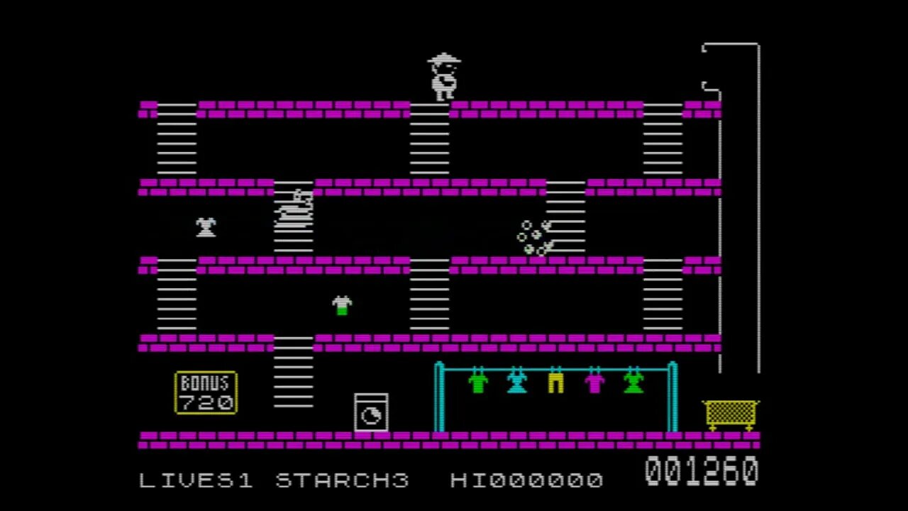 Zx Spectrum Games - Mr Wongs Loopy Laundry