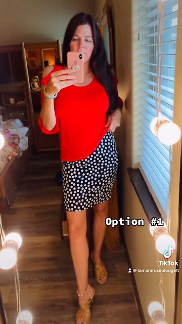 I love this skirt. Can you guess which I chose?