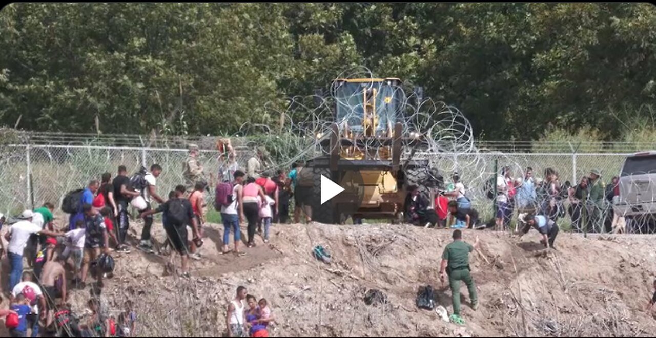 Flashback: The Biden-Harris admin sent forklifts to open the border after Texas tried to secure it