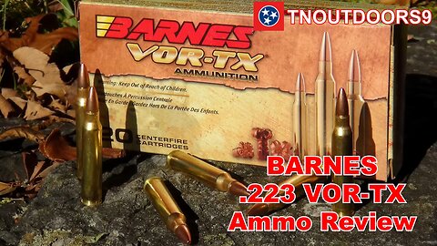 .223 BARNES VOR-TX TSX Ammo Review