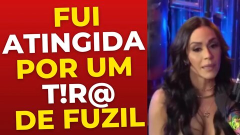 NADJA HADDAD LEVOU UM TIRO DE FUZIL | CORTES BOM PODCAST |