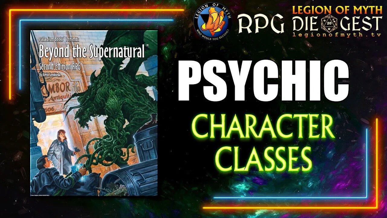 [98-1] - Palladium Books BEYOND THE SUPERNATURAL - Psychic Character Classes & Powers