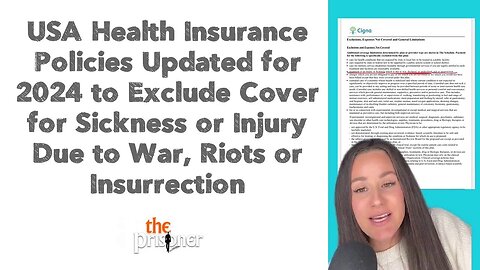 USA Health Insurance Policies Updated for 2024 to Exclude Cover for Sickness or Injury Due to War