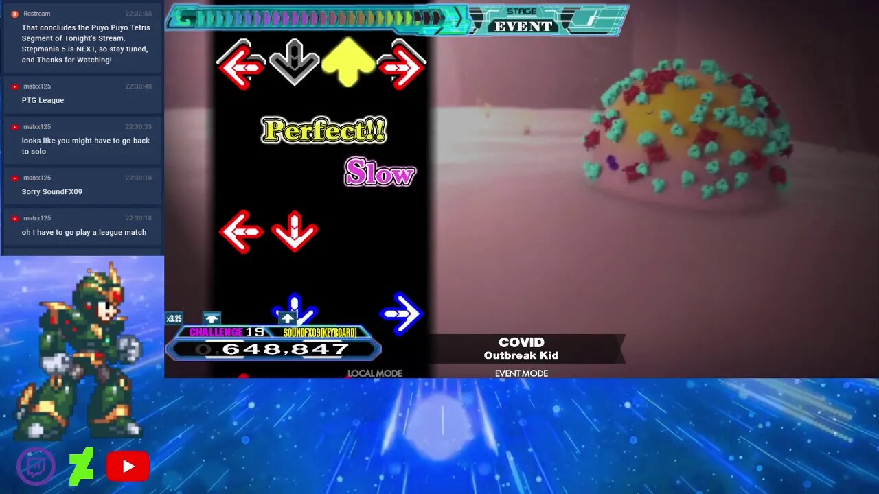 Dance Dance Revolution XX - COVID - CHALLENGE (19) - 952,260 (Keyboard AA) on Stepmania 5 (PC)