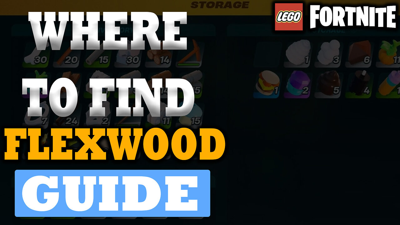 Where To Find Flexwood In LEGO Fortnite