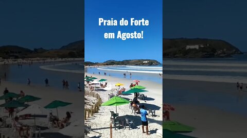 Praia do Forte em Cabo Frio. Só alegria e movimento! #shorts