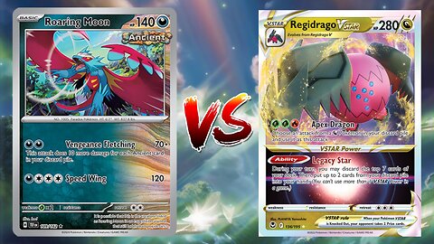 Pokemon TCG Live Roaring Moon Turbo VS Ogerpon EX Regidrago VSTAR!!