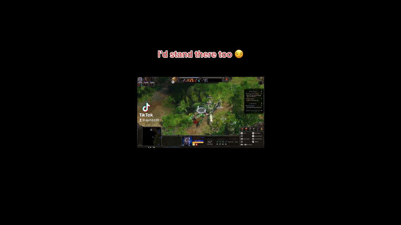 Iād stand there too š