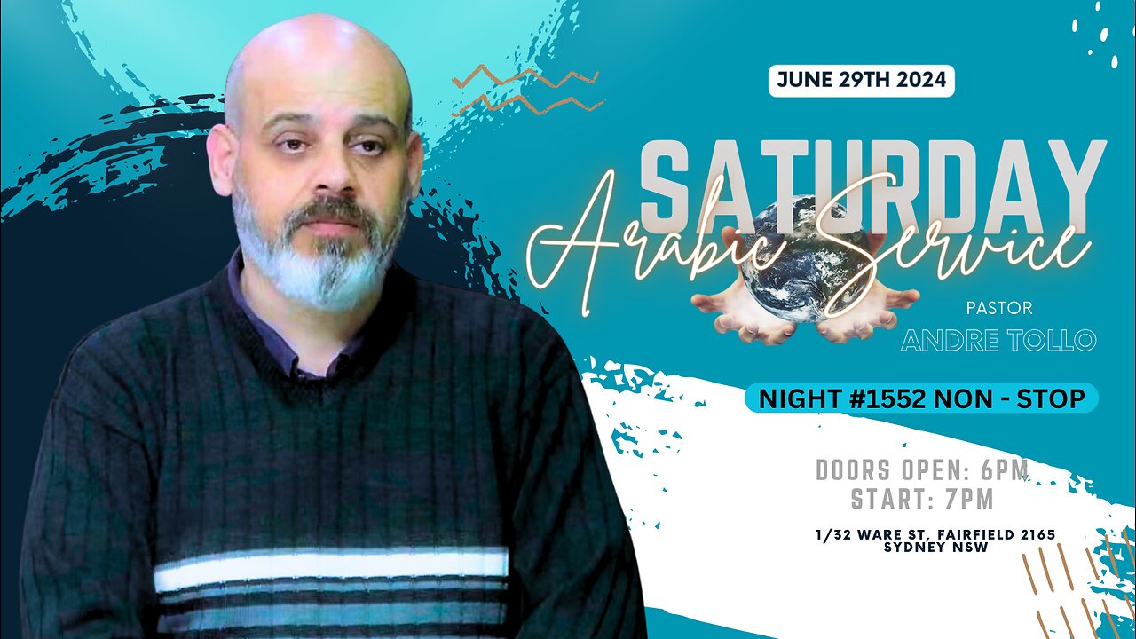 #1552 | ARABIC SATURDAY NIGHT SERVICE | 29/06/24