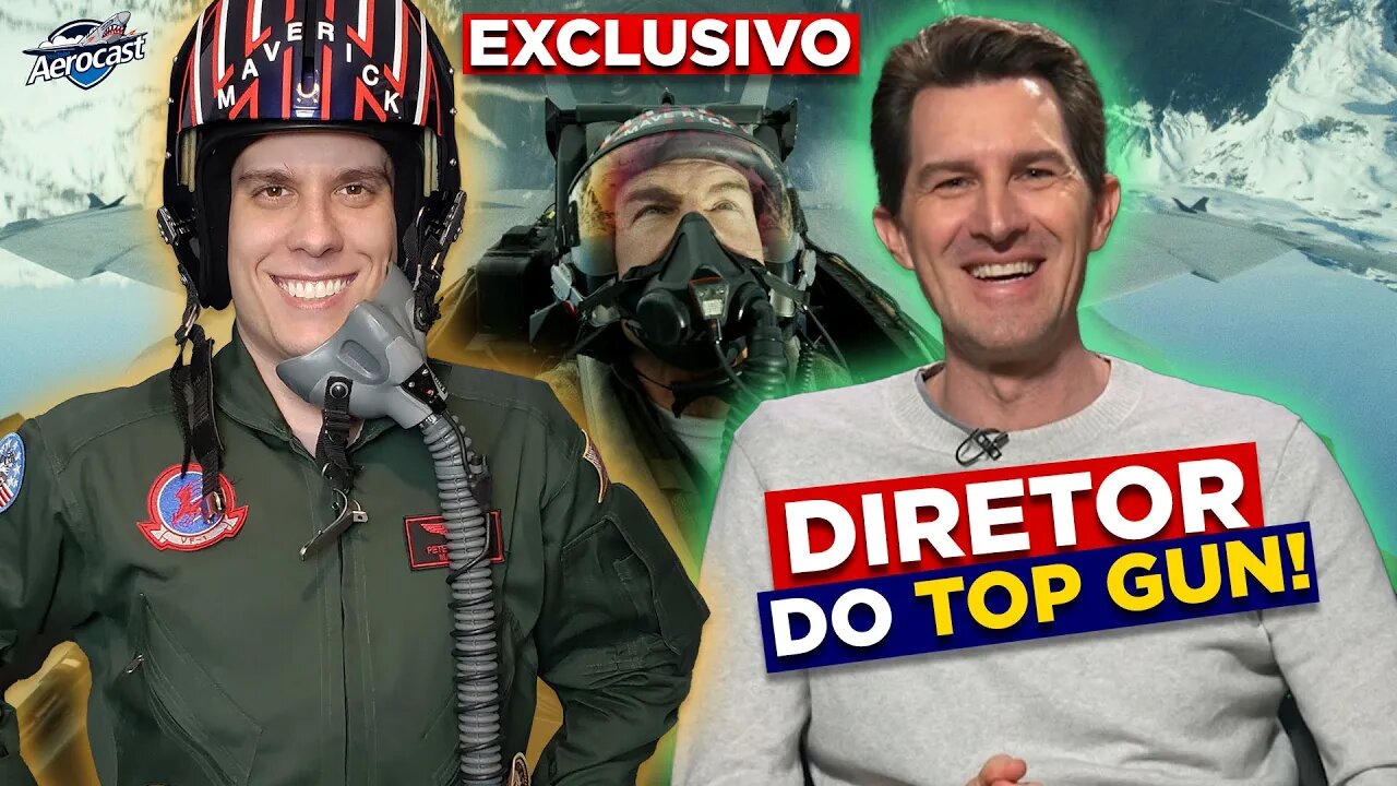 Essa foi a cara do Diretor do Top Gun quando me viu assim na entrevista! SENSACIONAL Joseph Kosinski