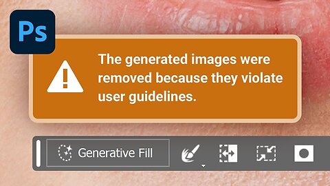 Generative Fill “Images Removed” Error: EASY FIX | Photoshop