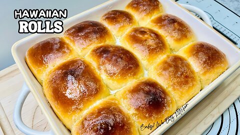 Sweet Hawaiian Rolls | Homemade Soft Sweet Rolls | Copcat King's Hawaiian Roll's Recipe