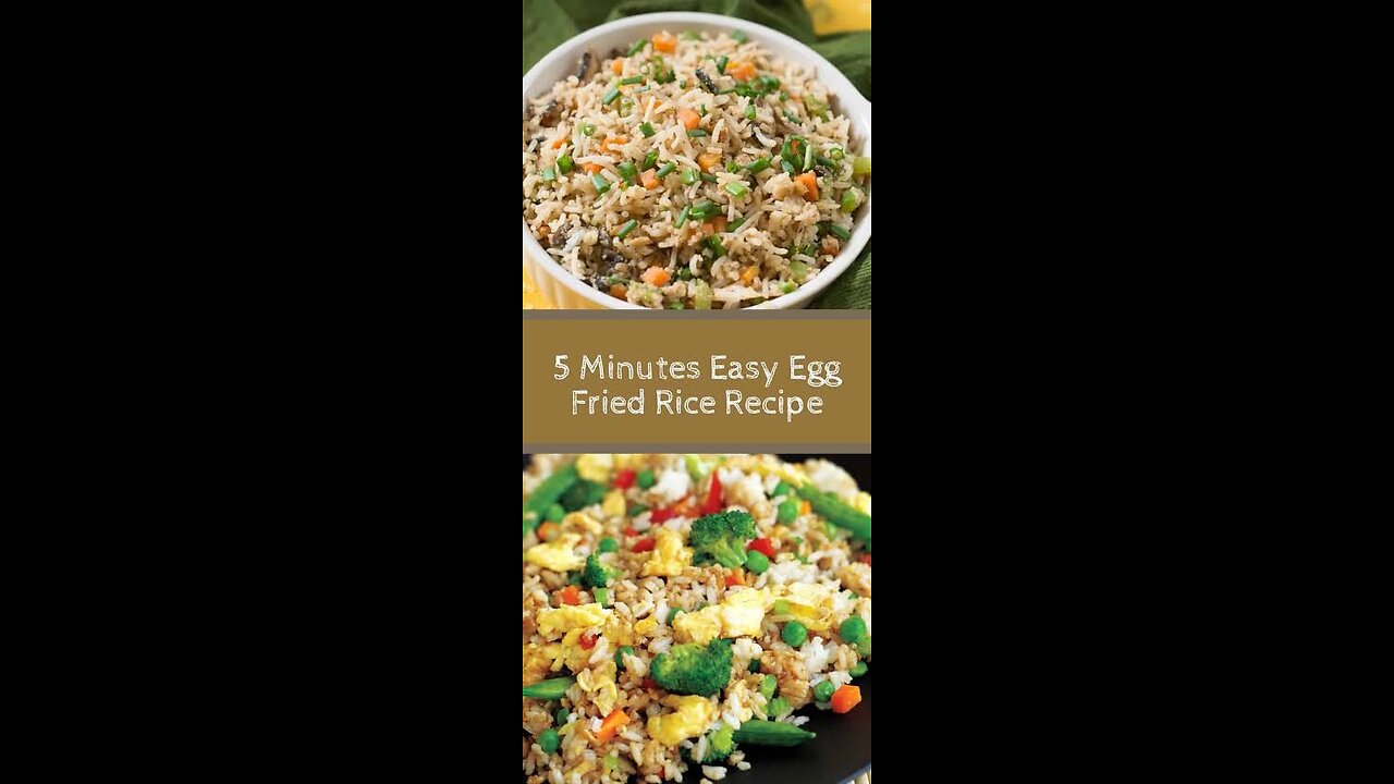 5 Minutes EASY Egg Fried Rice