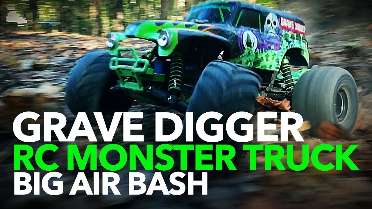 Grave Digger RC Monster Truck Big Air Bash For 5K Subscribers!!!