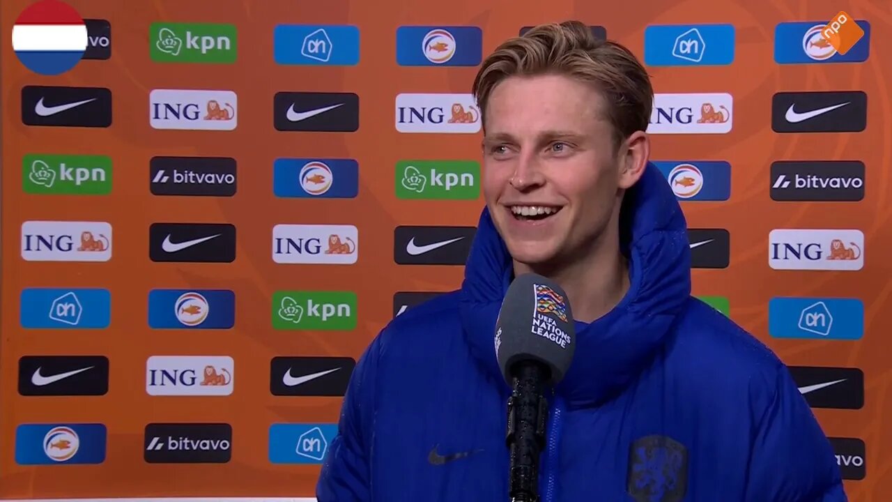 Frenkie De Jong over zijn rol bij Barcelona en Oranje ‘Dit ligt mij een stuk beter’.