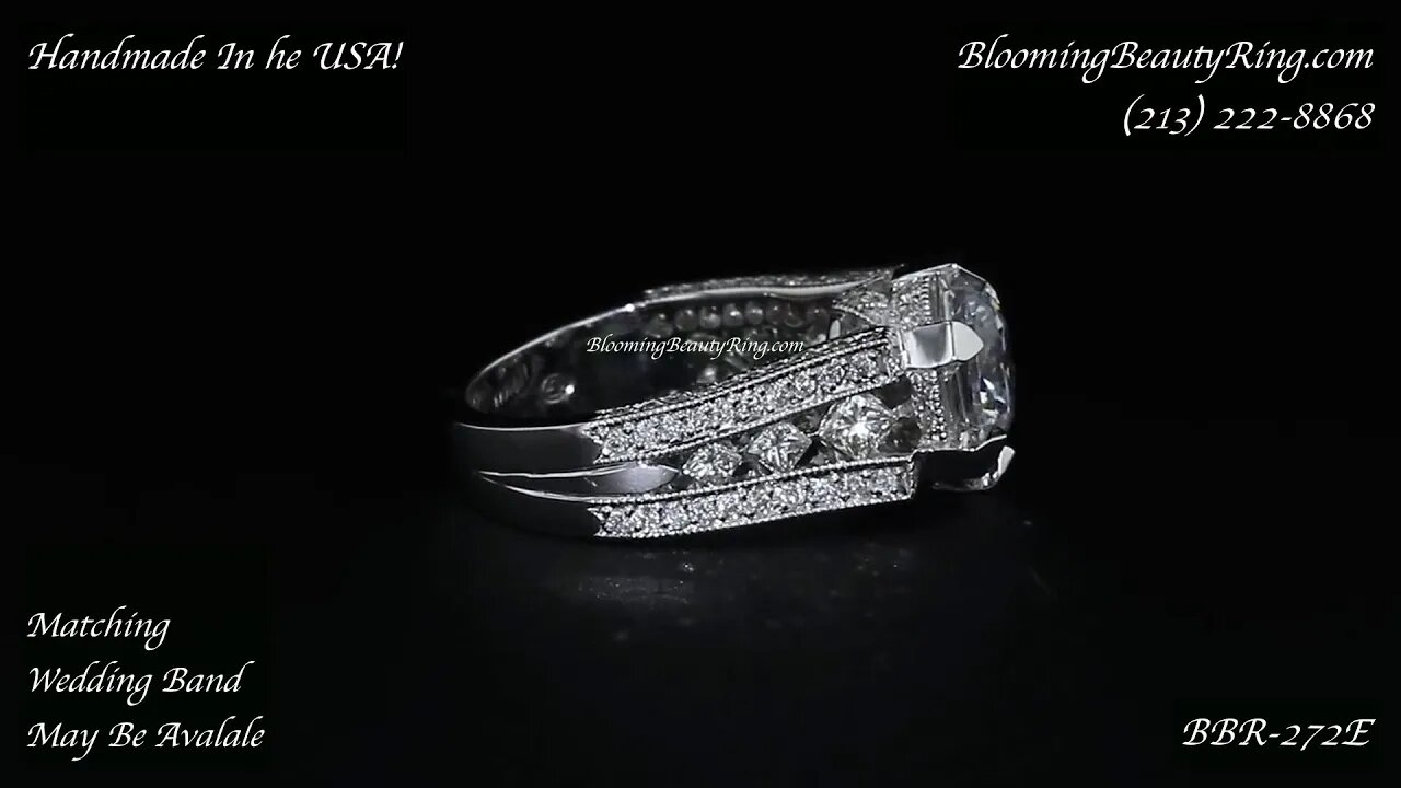 BBR-272E Engagement Ring By BloomingBeautyRing.com