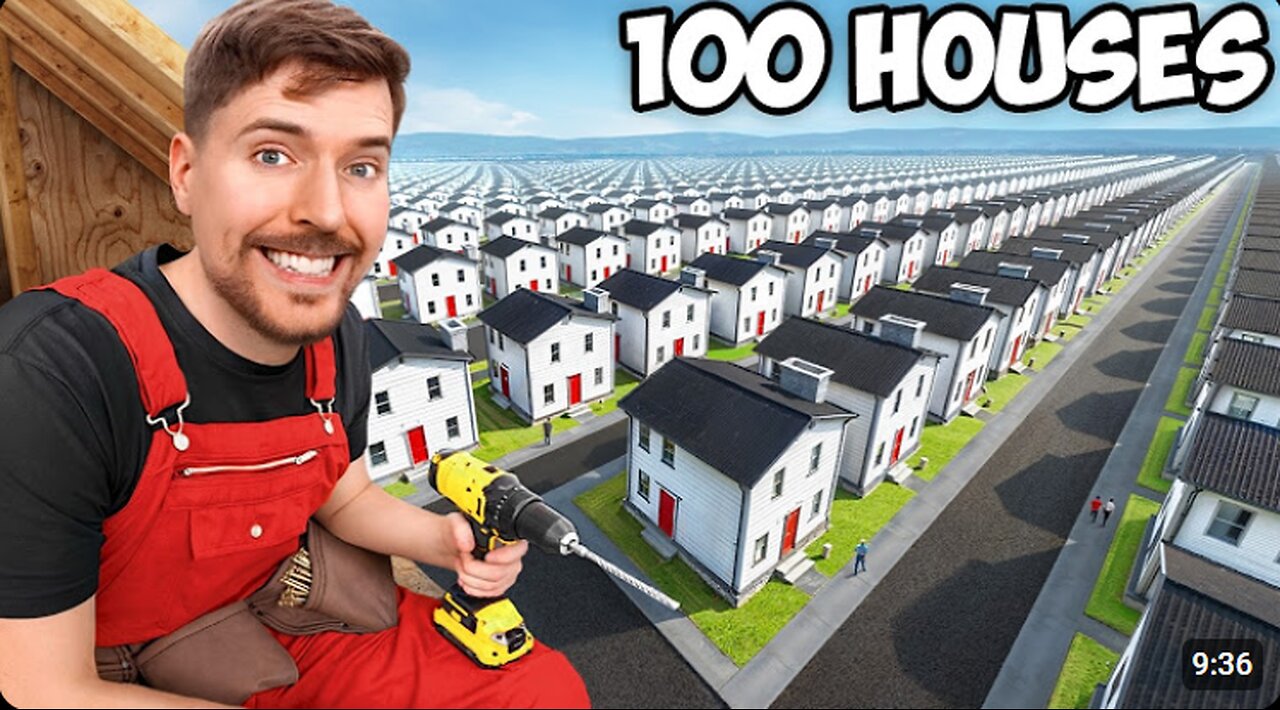 I Built 100 Houses and Gave Them Away!