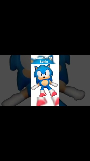 Double Tap Sonic #sonic #sonicthehedgehog