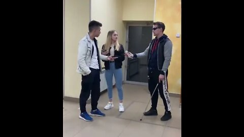 Prank with unknown persons