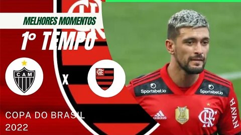 MELHORES MOMENTOS FLAMENGO X ATLÉTICO MINEIRO. primeiro tempo. GOL DE ARRASCAETA.