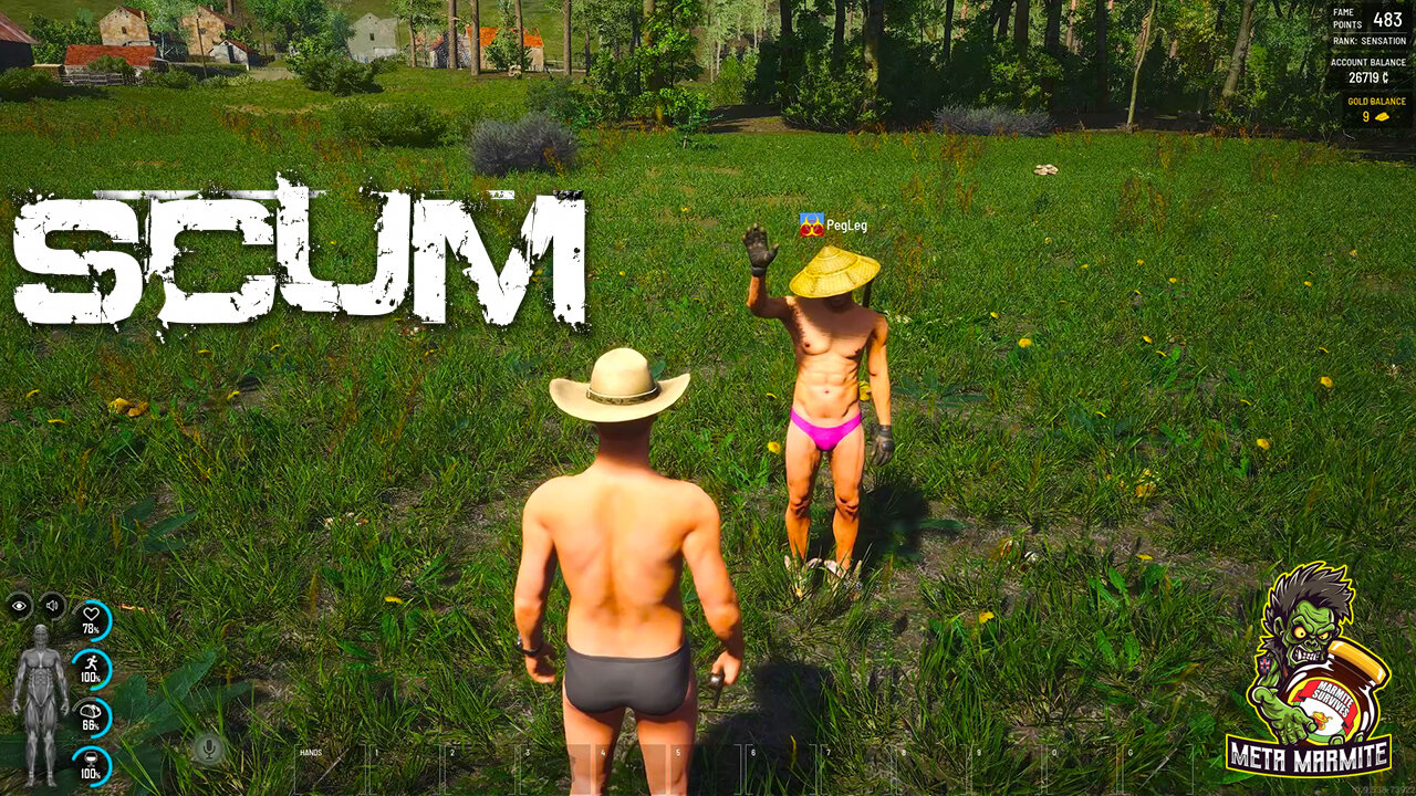 Are you Naked and Afraid if you are wearing a Parachute? #scumgame