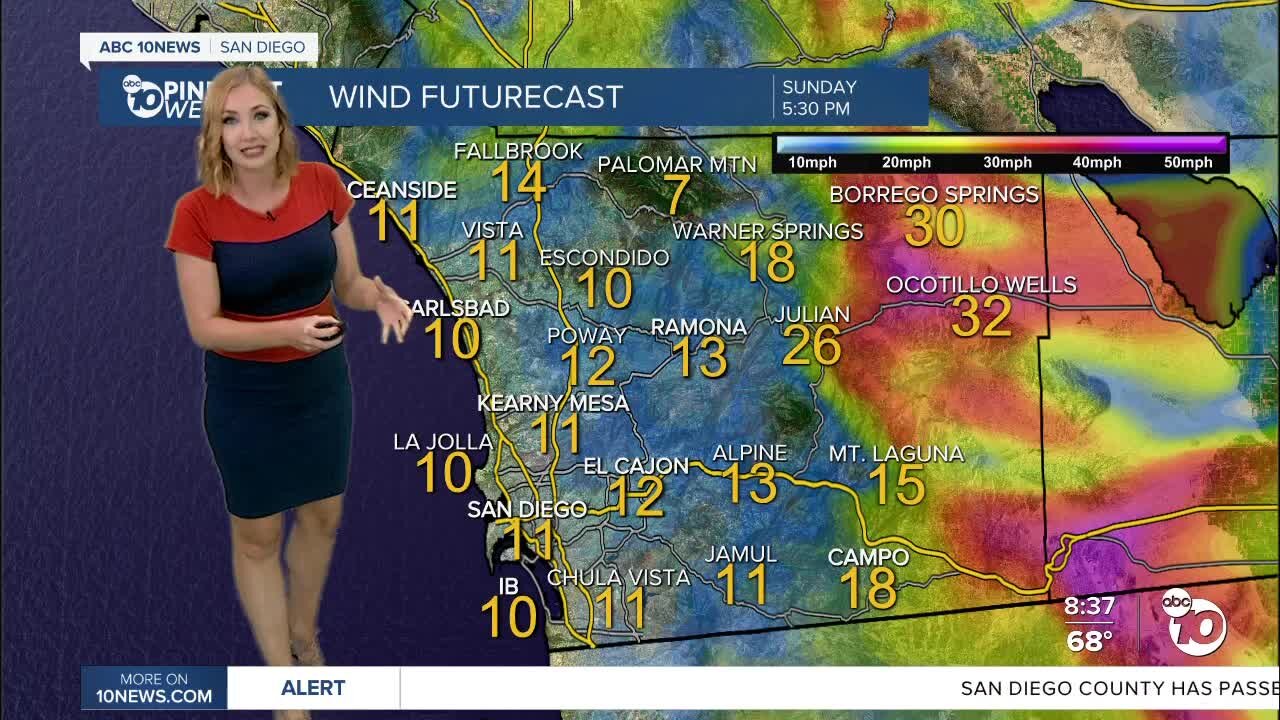 ABC 10News Pinpoint Weather with Meteorologist Leah Pezzetti