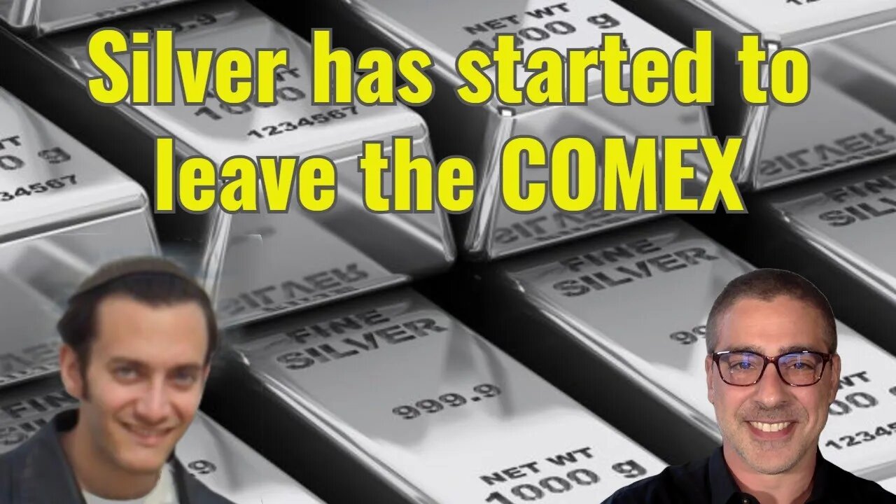 Silver has started to leave the COMEX