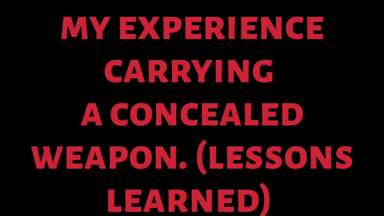 MY EXPERIENCE CARRYING A CONCEALED WEAPON LESSONS LEARNED FN 509C PISTOL & TAURUS 605 POLY REVOLVER