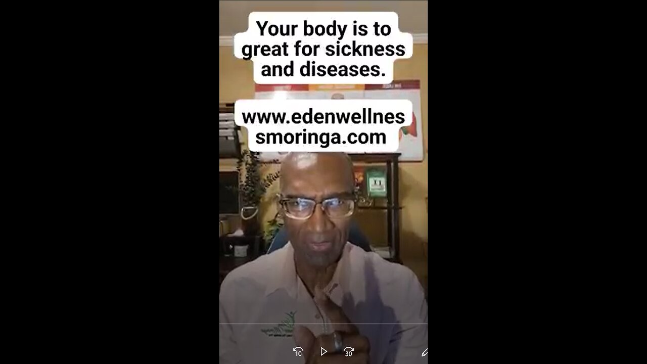 YOUR BODY IS TO GREAT FOR SICKNESS AND DISEASES.