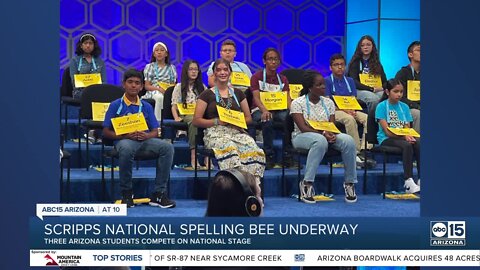 Pair of Arizona students remain in Scripps National Spelling Bee