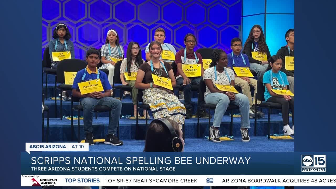 Pair of Arizona students remain in Scripps National Spelling Bee