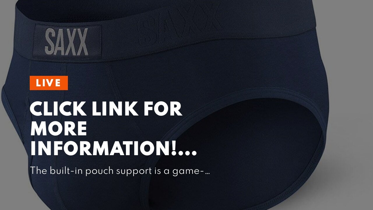 Click link for more information! SAXX Men's Underwear - Ultra Super Soft Boxer Brief Fly with B...