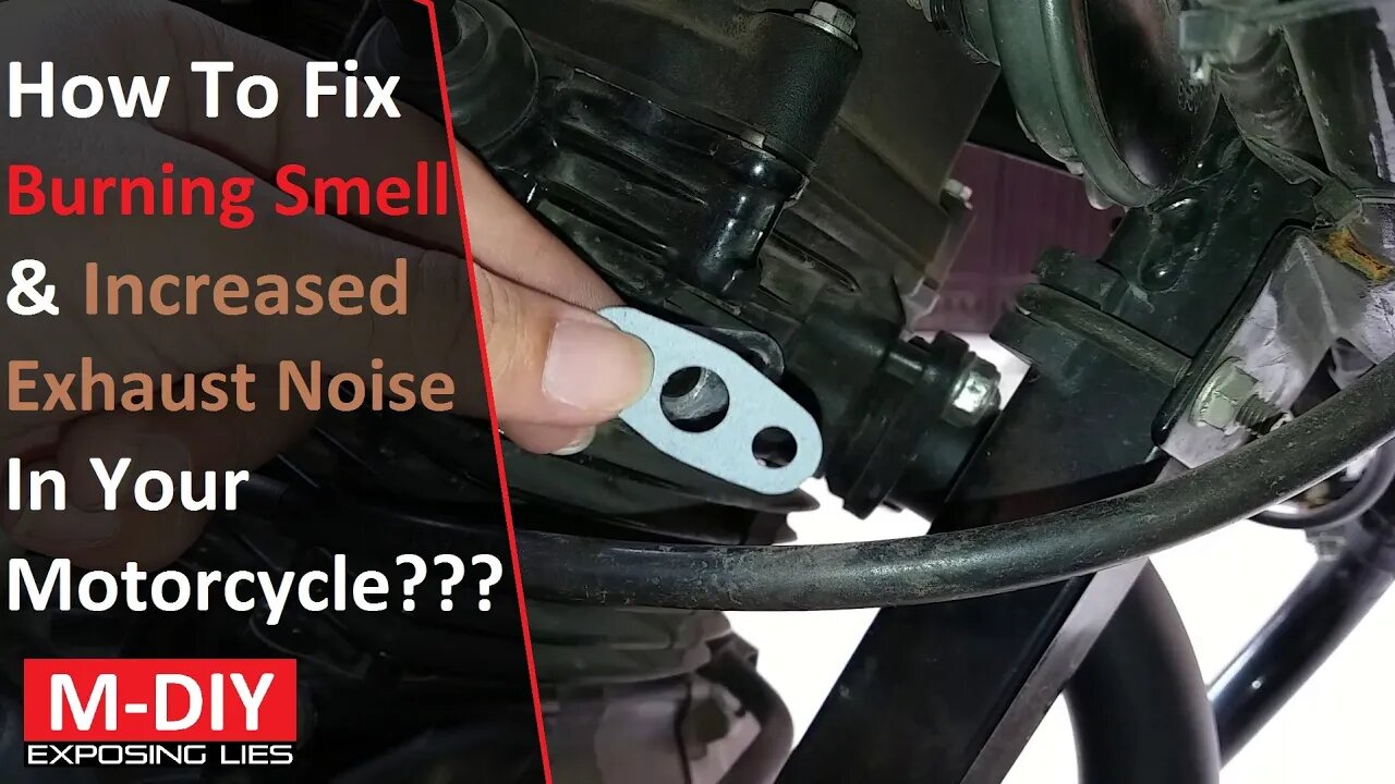 How To Fix Burning Smell & Increased Exhaust Noise??? Pulsar 135 LS [Hindi]