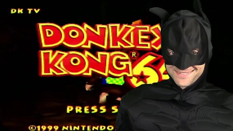 Donkey Kong 64 with Batman on Nintendo 64!