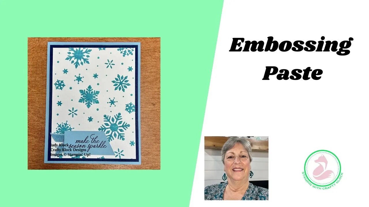 Let's Try Embossing Paste!