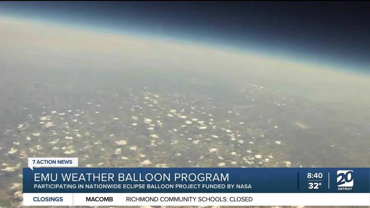 EMU's weather balloon program getting national recognition