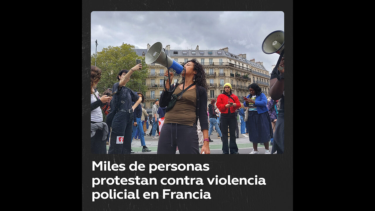 Manifestantes en Francia atacan a agentes en protesta por la brutalidad policial