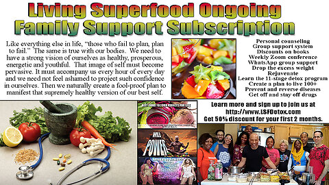 The Living Superfood Vision - The Conscious Rasta Rant