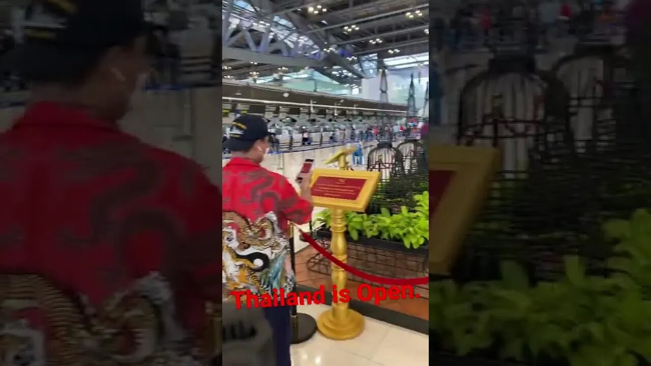 Thailand is open #Thailand#Bangkok#Airport#bangkokairport#people#fun