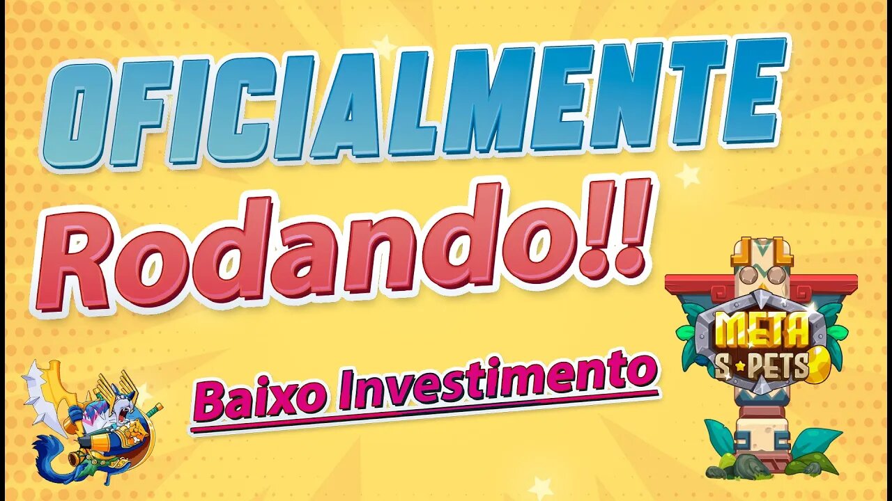 Meta Pets: Oficialmente Rodando (Baixo Investimento)