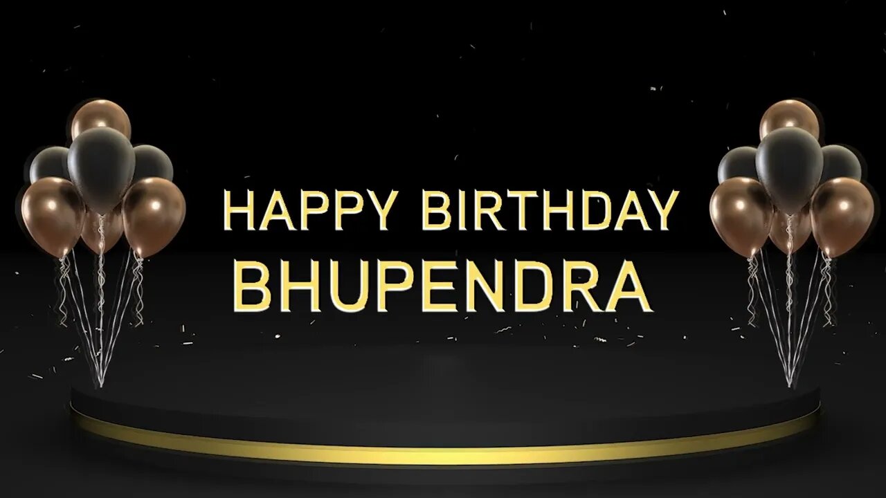 Wish you a very Happy Birthday Bhupendra