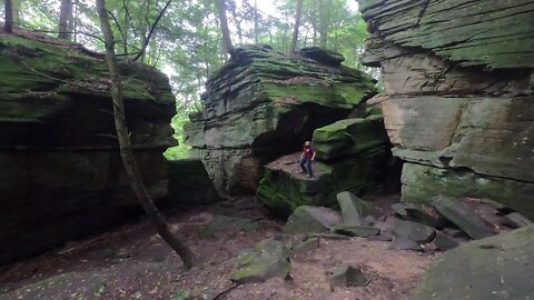 Cuyahoga Valley nat'l park Ledges- of NE Ohio (tour stop #4)