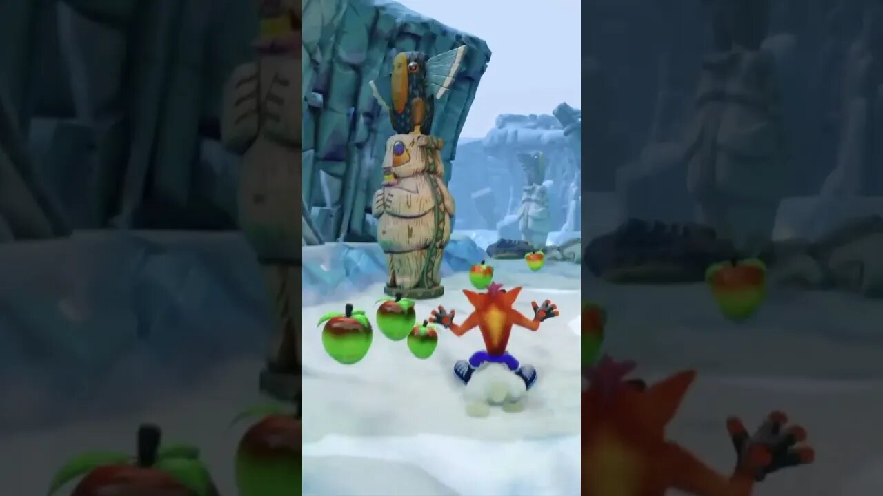 Crash Bandicoot Riding Polar Bear