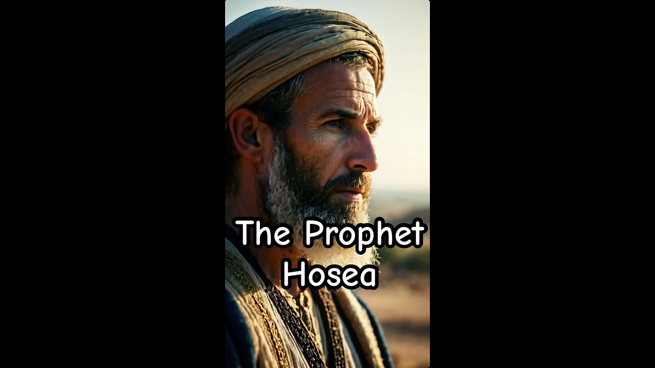 The Prophet Hosea, a short tale.