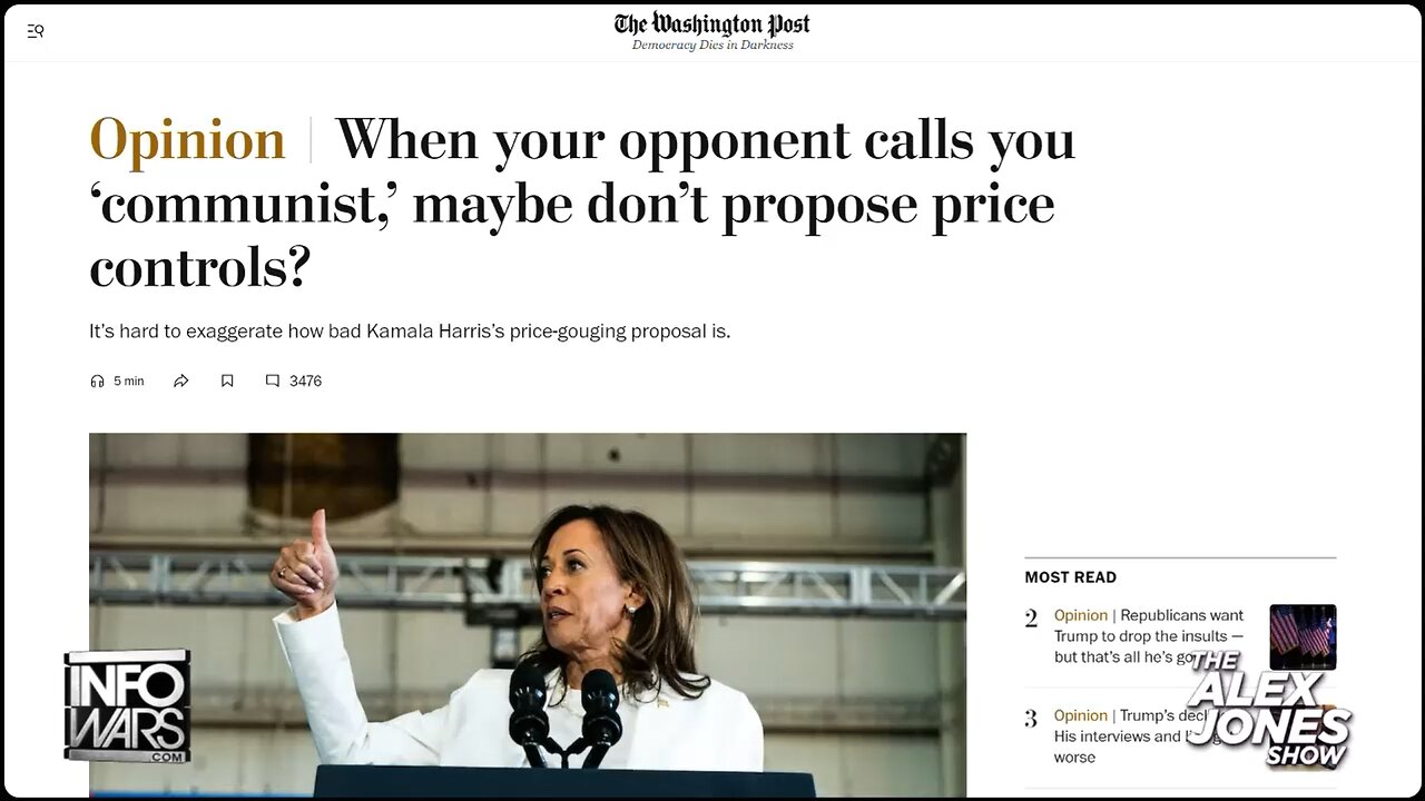 Kamala Harris Officially Steals Trump's Economic Program