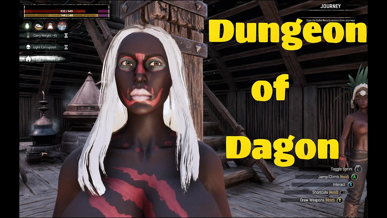 Conan Exiles exploring the Sunken City and Dungeon of Dagon Busty Boobs #Conanexiles